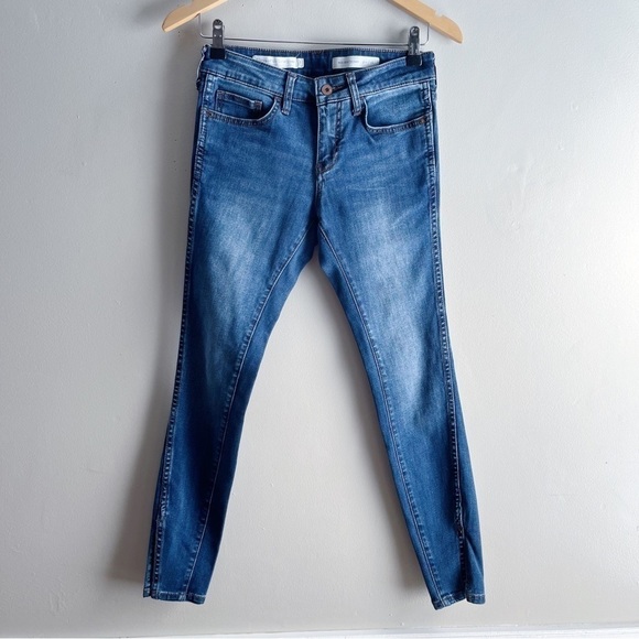 Anthropologie Pilcro Midrise Skinny Jeans‎ with Hem Slit, Size 26 - Picture 2 of 13